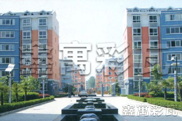 平頂山學(xué)院小區一角